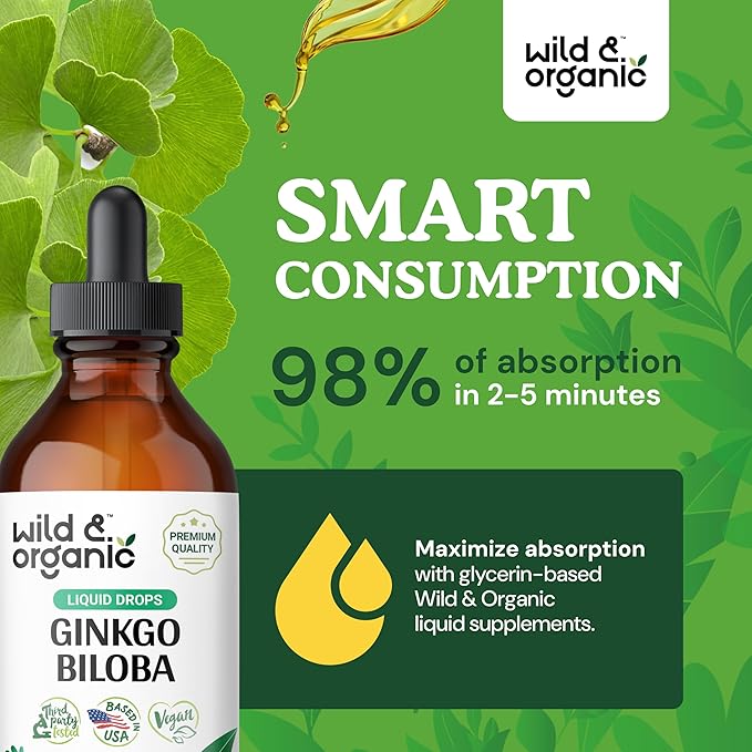 Ginkgo Biloba Liquid Drops 4 fl