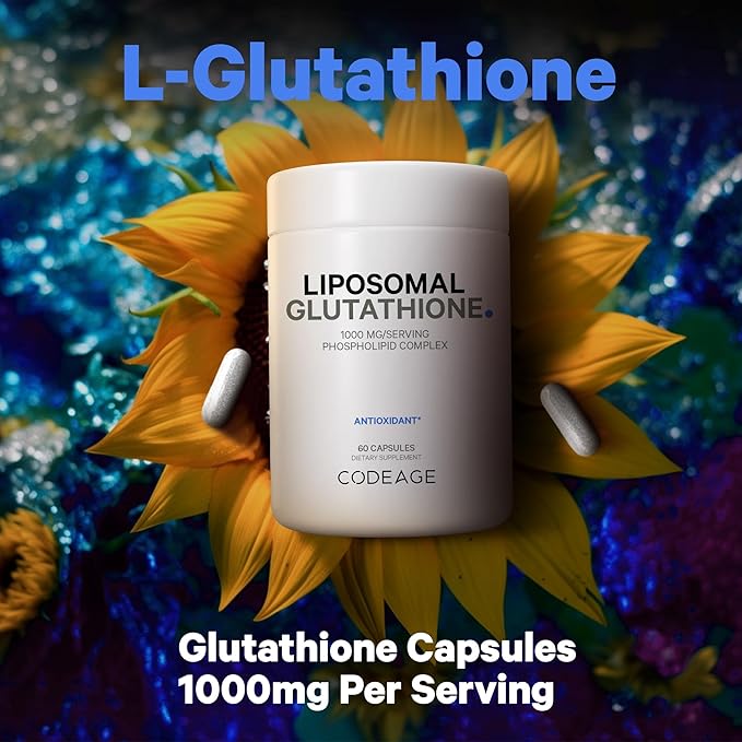 Codeage Liposomal Glutathione 1000 mg, GlutaONE 60 ct
