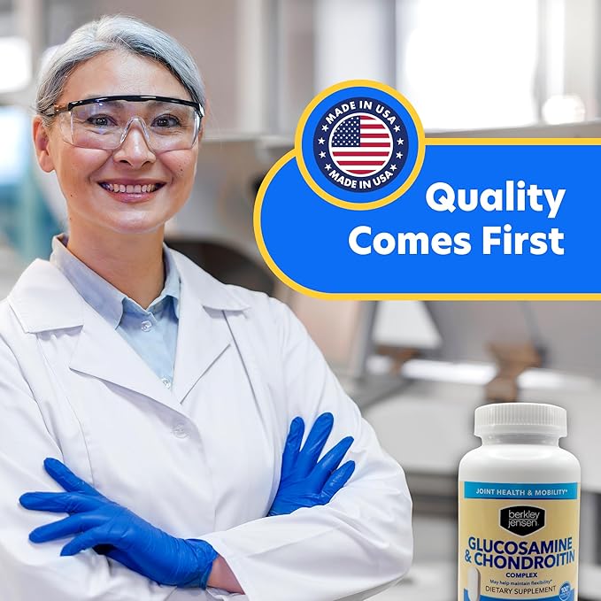 Berkley Jensen Glucosamine Chondroitin MSM Boswellia Complex 200 Caplets 1)