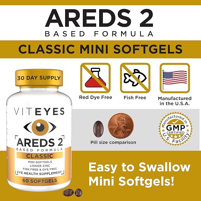 Viteyes AREDS 2 Classic Macular Health 60 Softgels