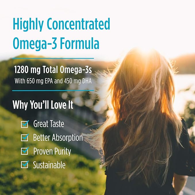 Nordic Naturals ProOmega in Fish Gelatin, 60 Soft 1280 mg Omega-3 - 30 Servings