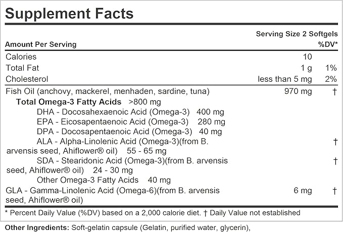 ANDREW LESSMAN Essential Omega-3 Unflavored 360 Softgels Omega-3 Oils.