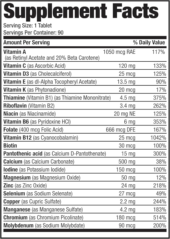 Bronson ONE Daily Women’s 50+ Complete 90 Tablets