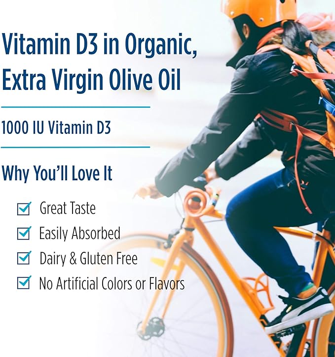 Nordic Naturals Vitamin D3 1000, Orange 120 Mini 1000 IU D3 - 120 Servings