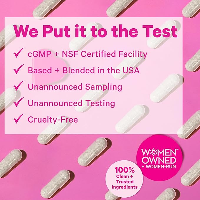 Pink Stork Women's Probiotics for Vaginal Health 10 Billion 5 Strains 30 Capsules