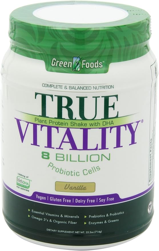 Green Foods True Vitality Plant Protein 25.2 Ounce