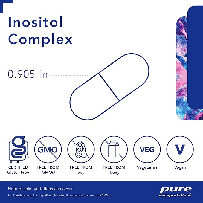 Pure Encapsulations Inositol Complex 60 Capsules