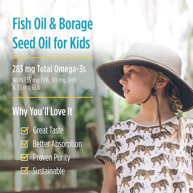 Nordic Naturals Complete Omega Jr., Lemon 90 Mini 283 mg Omega-3s & 35 mg 45 Servings