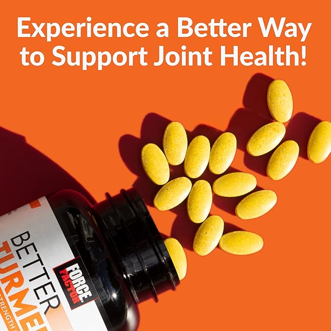FORCE FACTOR Better Turmeric 3-Pack Joint 360 Tablets,