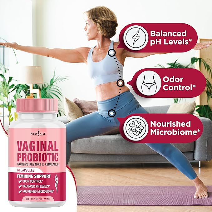NEW AGE Vaginal Probiotics for Women 180 Capsules