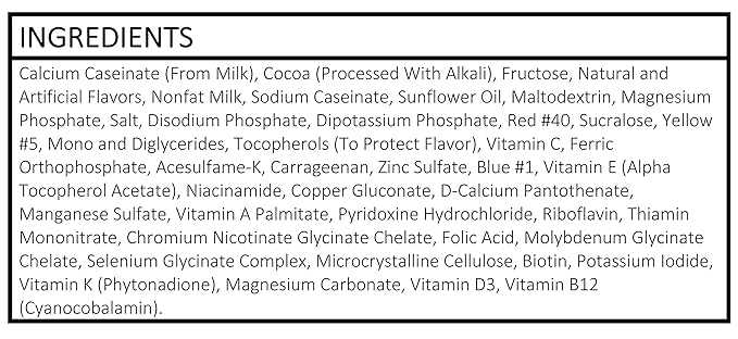 High Protein Meal Replacement Shake