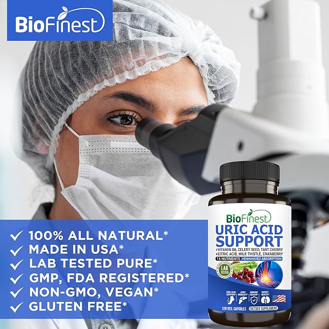 Uric Acid Support Supplement 15 Nutrients (120s)