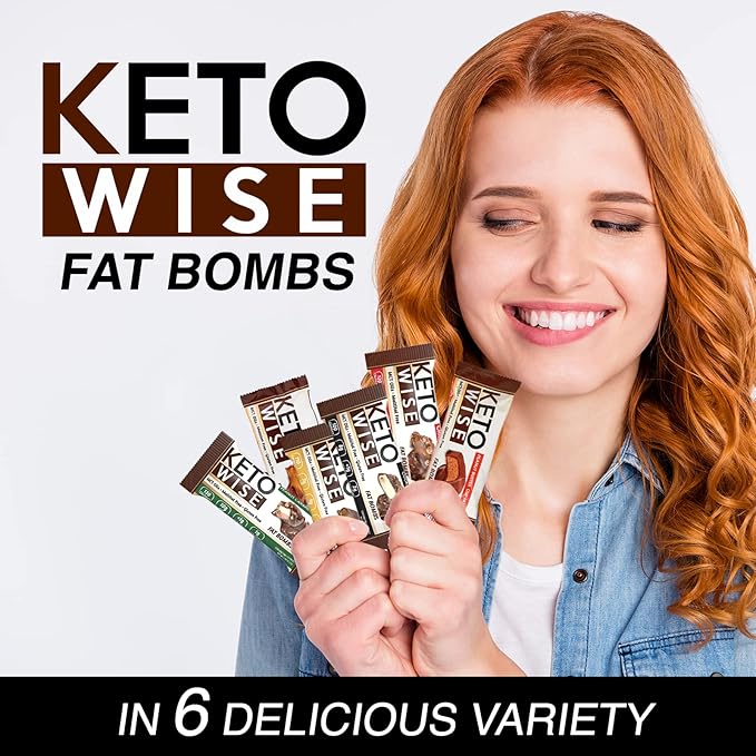 Keto Wise Fat Bombs - Cookies N Cream 16 Count (Pack of 1)