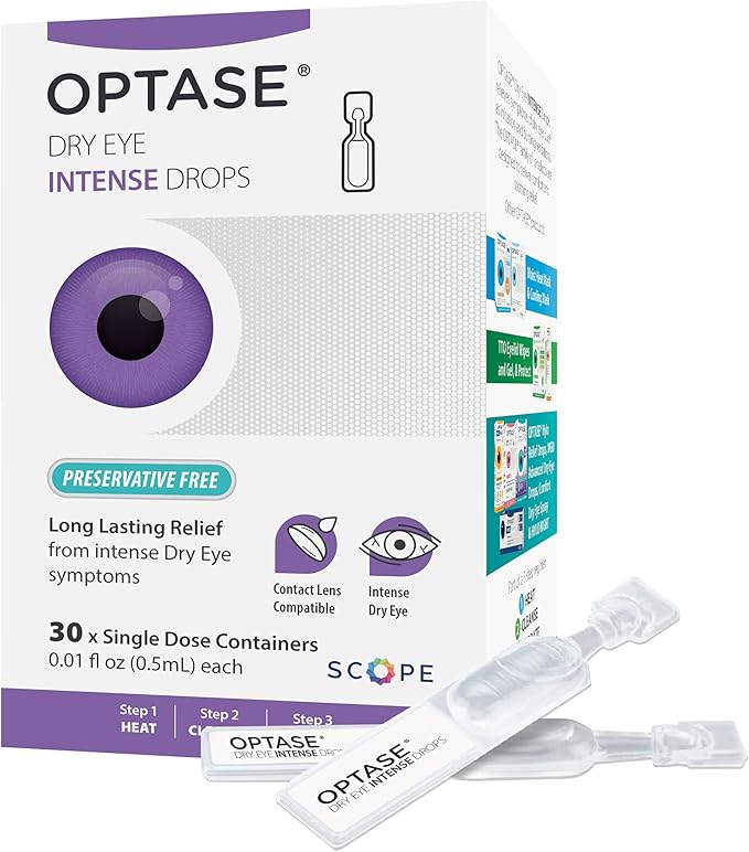 Optase Dry Eye Intense Drops, Single Dose 30 Single