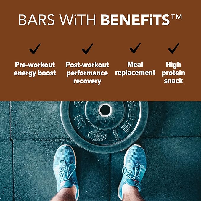 JiMMY! Protein Bar, Chocolate Peanut Butter, 12 Count 18g of