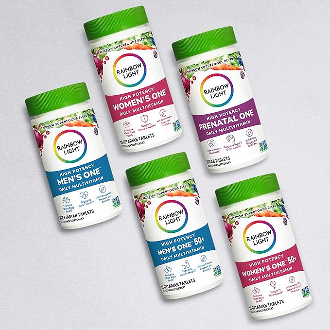 Rainbow Light Multivitamin for Women 50+, 50+ Multivitamin 90 Tablets