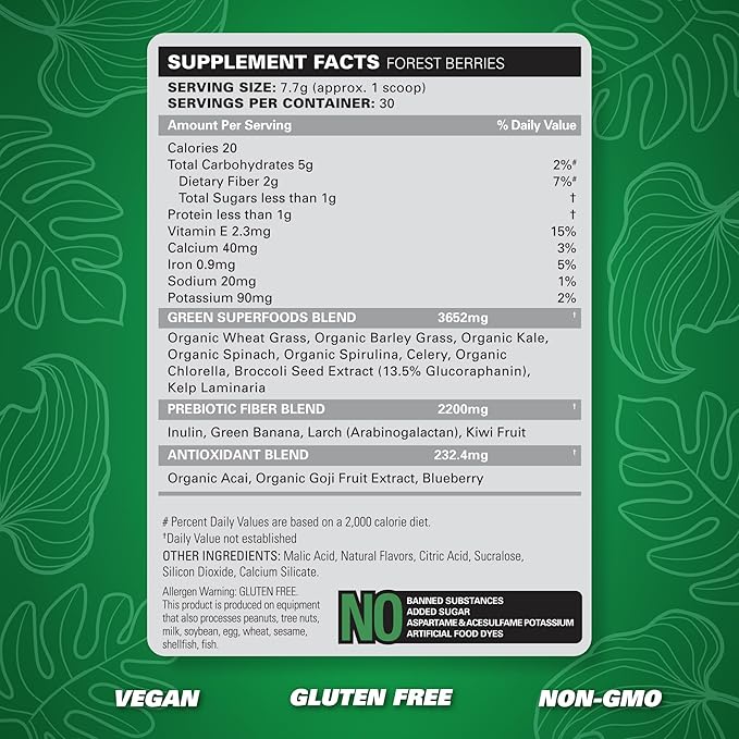 EHP Labs OxyGreens Super Greens Powder 30 Serves