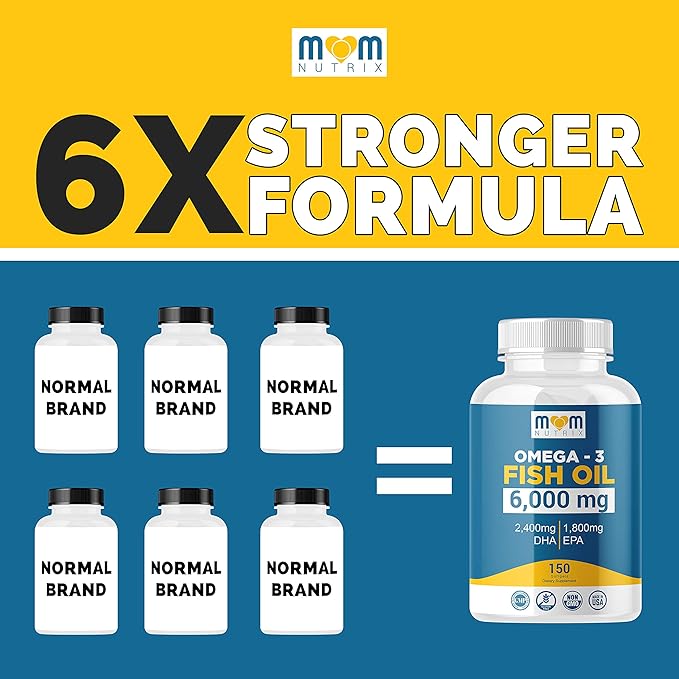 Omega 3 Fish Oil 6000 Mg 150 Softgels