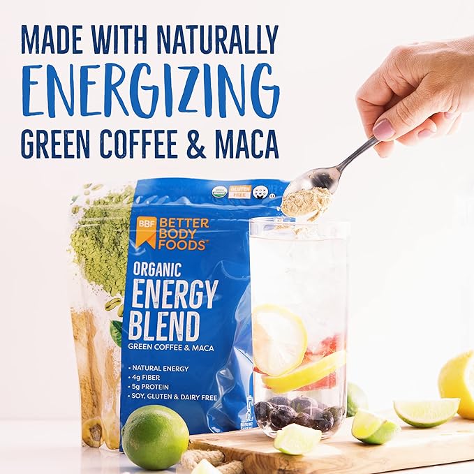 BetterBody Foods Organic Energy Blend, Plant-Based 12.7 Ounces