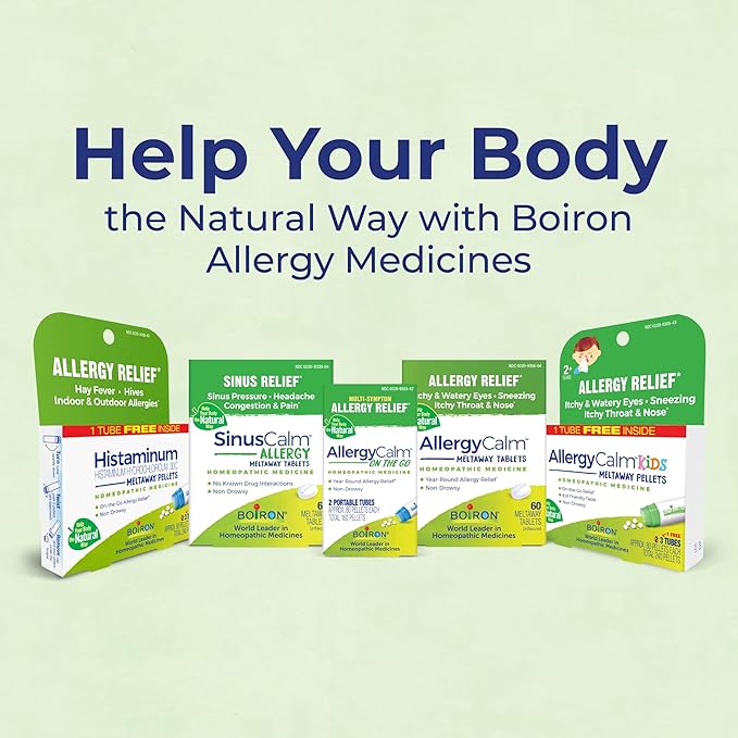 Boiron AllergyCalm Tablets for Relief from 120 Count