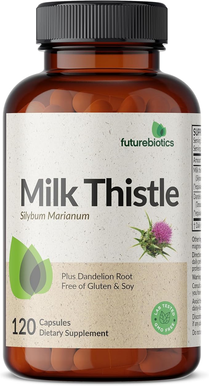 Futurebiotics Milk Thistle Silymarin Marianum & 120 Capsules