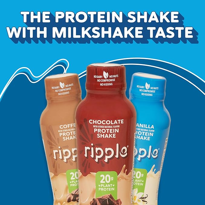 Ripple 12 oz Protein Shakes (12 12), Variety