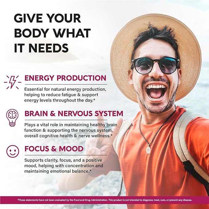 USDA Organic Vitamin B12 Sublingual Drops - 5000 mcg Liquid Vegan Methylcobalamin for Women & Men - Energy Boost, Focus & Mood, Brain Health Support - Maximize Absorption - 2 Month Supply, 2 fl oz
