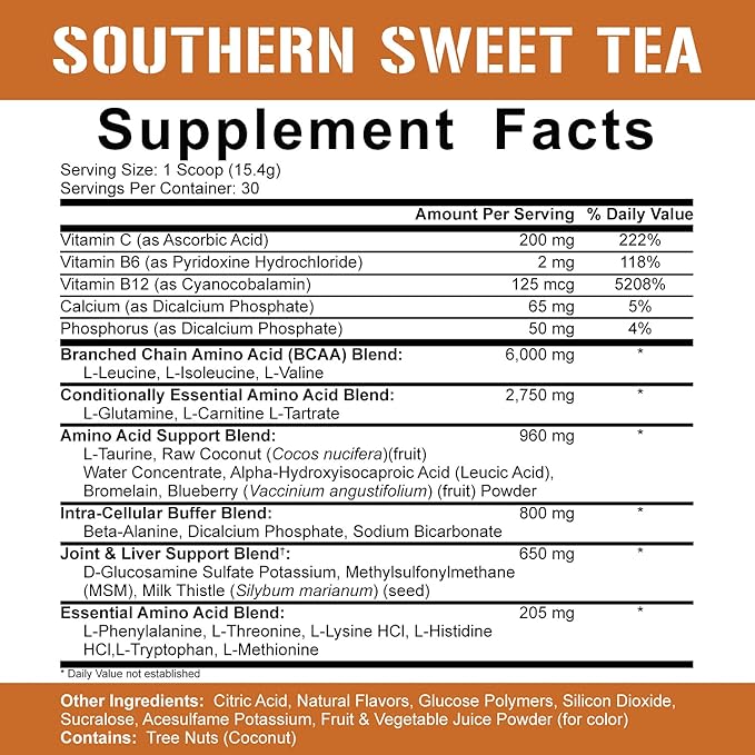 5% Nutrition Rich Piana AllDayYouMay BCAA Powder 16.3 oz, 30 Servings