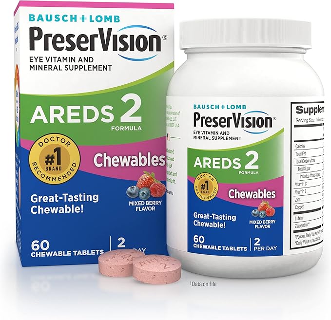 PreserVision AREDS 2 Eye Vitamin & 60 Chewable
