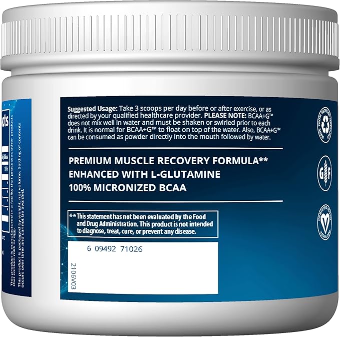 MRM - BCAA + G 180g Ultimate Recovery Formula – Lemonade 180 g