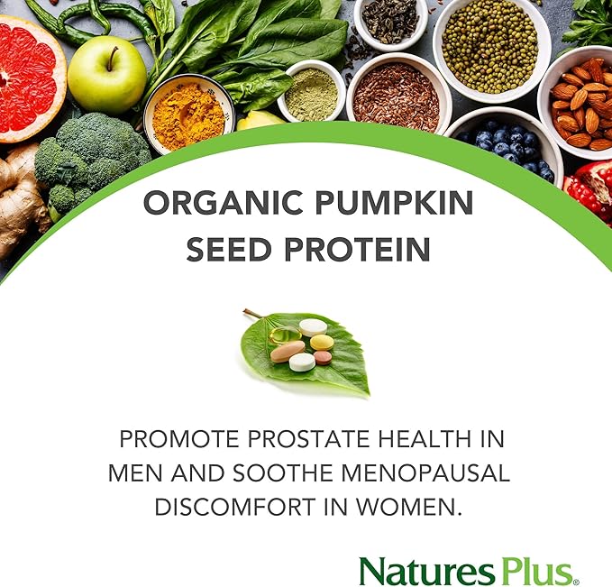 NaturesPlus Organic Pumpkin Seed Protein .95 lbs 15 Servings