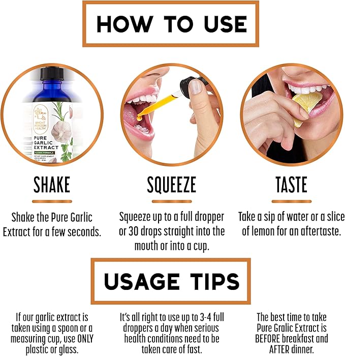 Pure Garlic Extract with Allicin Classic 1 fl