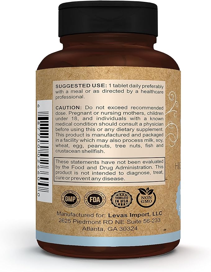 Pomona Wellness Vitamin B Complex Supplement 10 B B12, Supports 50 Tablets
