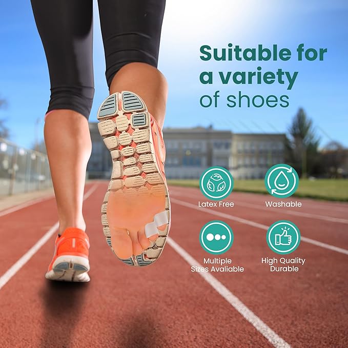 Welnove Pinky Toe Sleeves Protectors 12-Pack Aloe