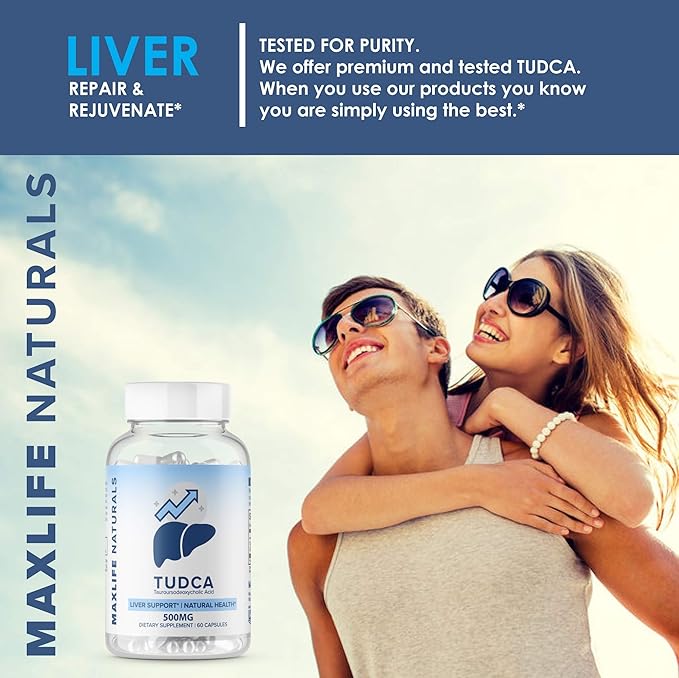 (3 Pack) Tudca Liver Support Supplement 500mg 180 180 SERVINGS