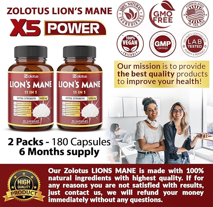 5X Potency 2 Packs 90 Capsules 5050mg, 6 6 Month