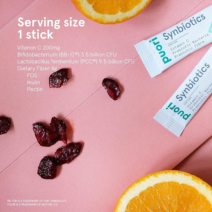 Puori Probiotics and Prebiotics Dietary Supplement 13 Billion 30 Servings 4g, Vitamin 200mg - SB3 Bifidobacterium,