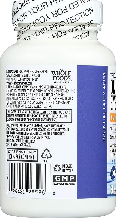 Whole Foods Market, Omega Eye Care, 60 ct