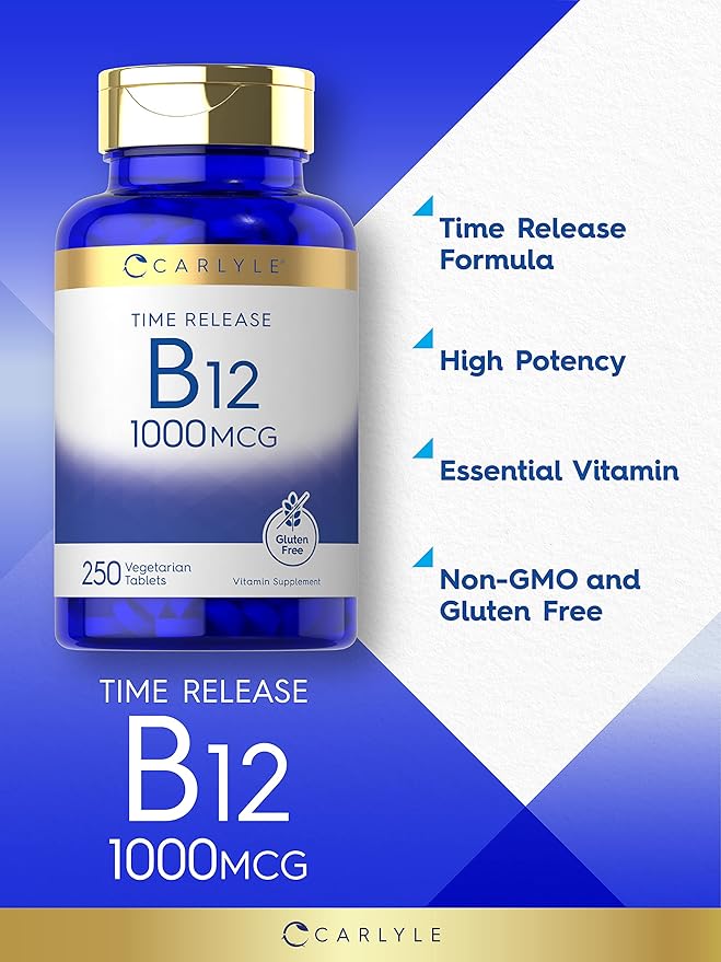 Carlyle Vitamin B12 10C00 mcg 250 Count