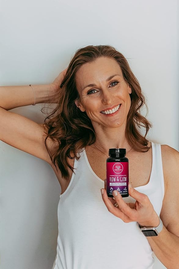 Flow and Glow Natural Hormone Balance 60 Vegan (2 Pack)