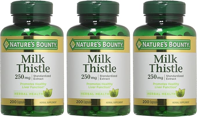 Nature's Bounty Milk Thistle 250 mg 200 ea 3)