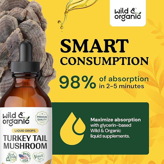 Turkey Tail Mushroom Tincture 4 oz
