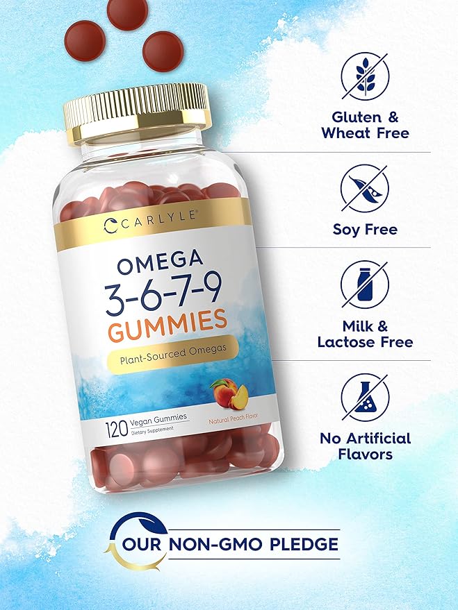Carlyle Omega 3 6 7 9 Gummies 120 Count