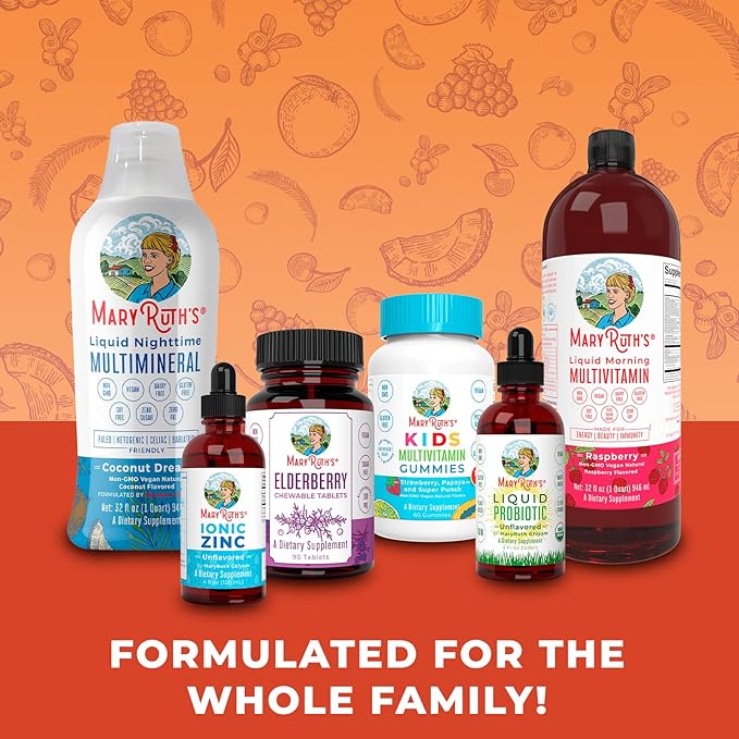MaryRuth Organics Liquid Vitamin Q10 Heart 7.6 Fl 45 Servings