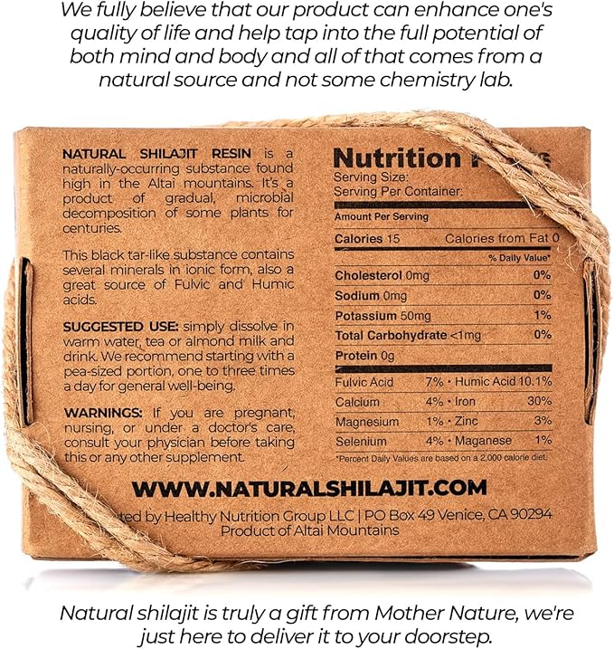 NATURAL SHILAJIT Resin 20 Gram