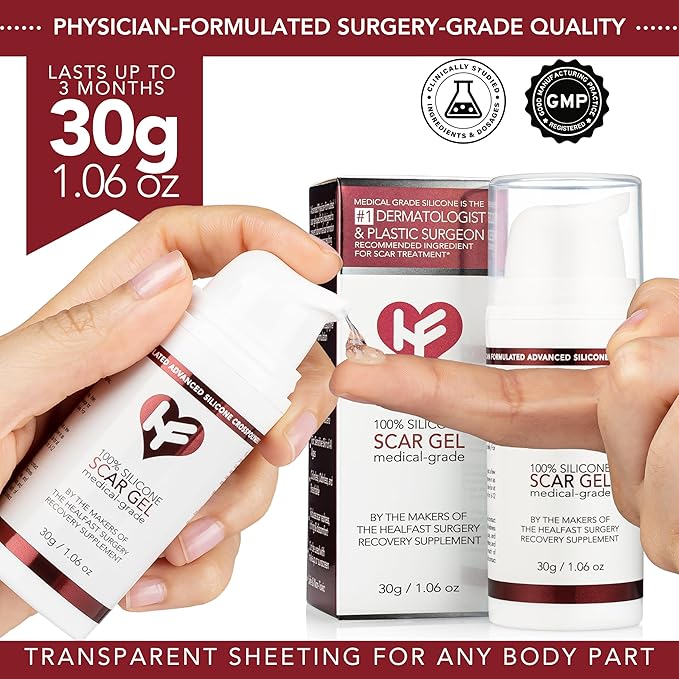 Physician Formulated Silicone Scar Gel Semi-Solid Sheeting