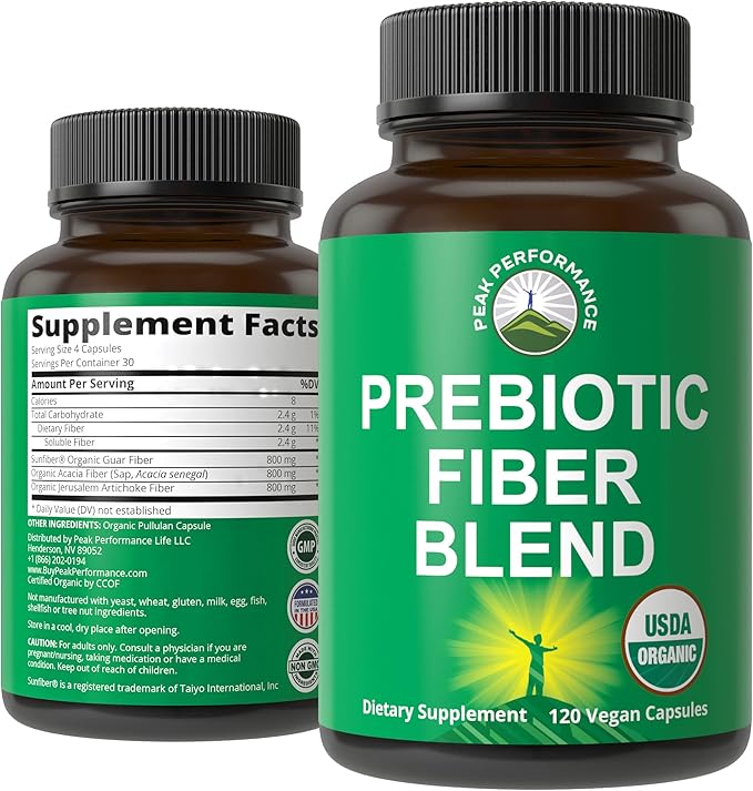 USDA Organic 3-in-1 Prebiotic Fiber