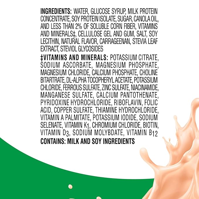 BOOST High Protein with Fiber Ready to Drink Complete Nutritional Drink, Creamy Strawberry, 8 fl oz Bottle, 24 Pack