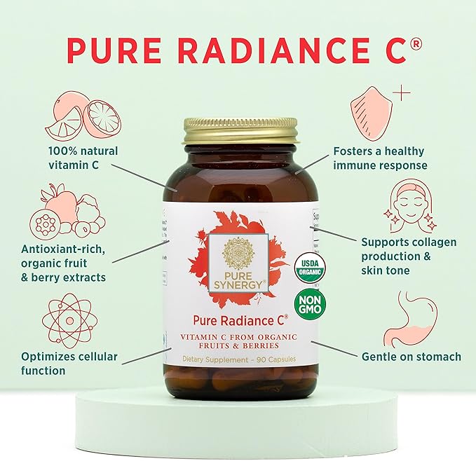 PURE SYNERGY Pure Radiance C 100% Natural, (90 Capsules)