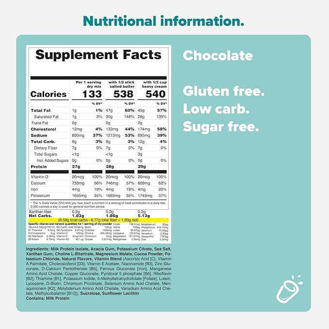 KETO CHOW CHOCOLATE 1 MEAL